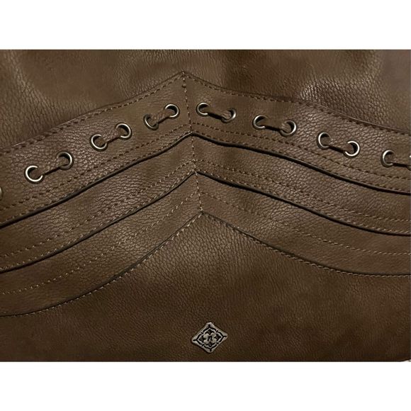 Nanette Leopore Vegan Leather Bohemian Western Shoulder Bag - Picture 4 of 6